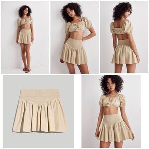 NWT Madewell Dobby Skirt Set